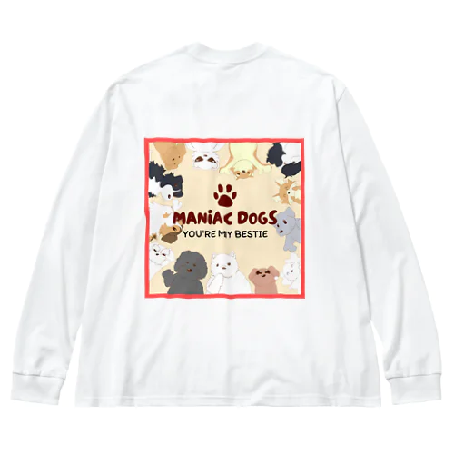 MANIAC DOGS オールスターズ（色変更あり） ビッグシルエットロングスリーブTシャツ