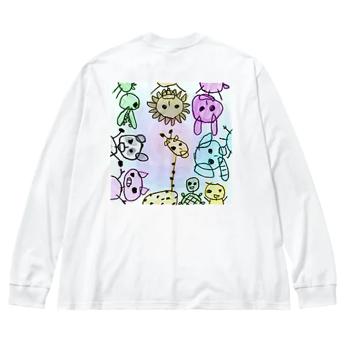 ユニコーンちゃん Big Long Sleeve T-Shirt