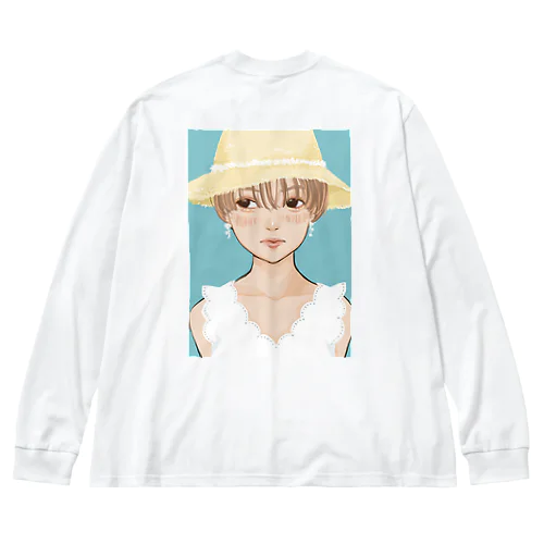 summer girl ビッグシルエットロングスリーブTシャツ