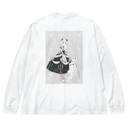 くまのオバケちゃん ビッグシルエットロングスリーブTシャツ