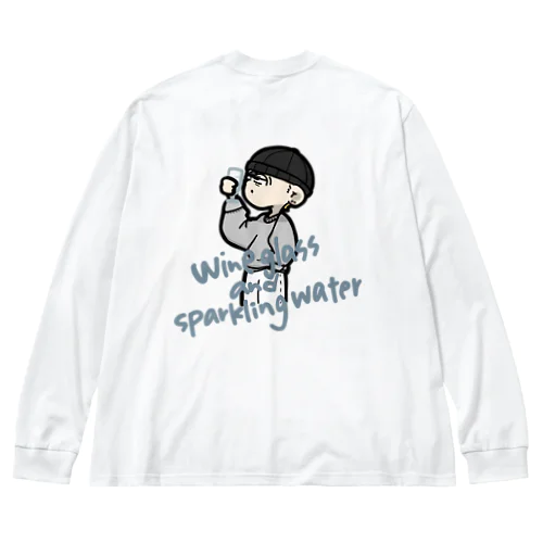 炭酸水くん ビッグシルエットロングスリーブTシャツ