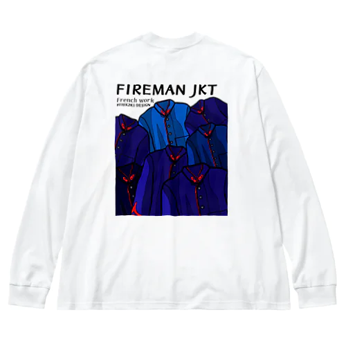 French Work FIREMAN JKT Big Long Sleeve T-Shirt