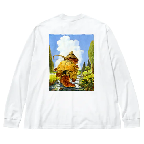 せみしぐれ（背景あり） Big Long Sleeve T-Shirt