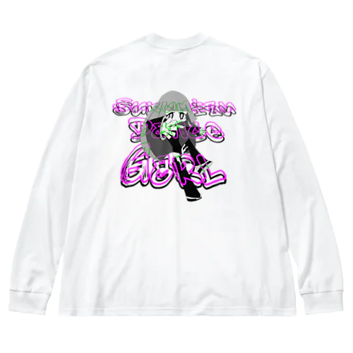 Sukumizu Dance Girl Big Long Sleeve T-Shirt