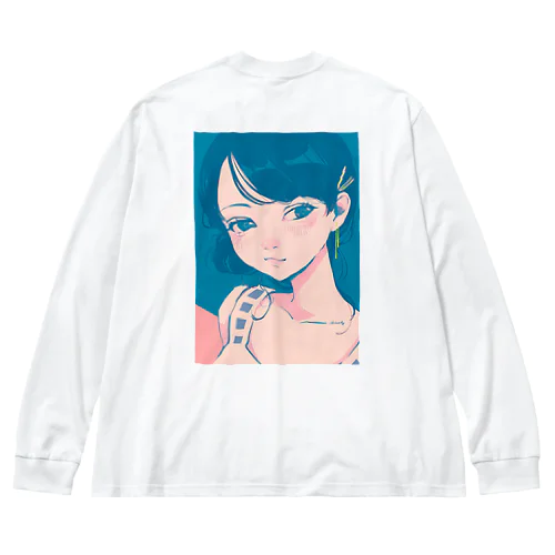 Mellow pink Big Long Sleeve T-Shirt