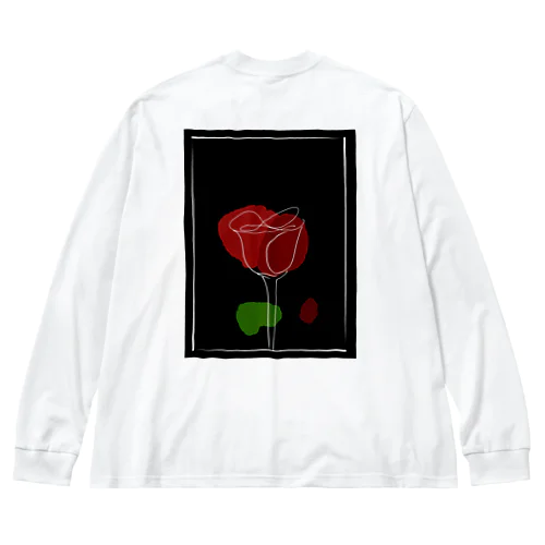 咲き始めのバラ Big Long Sleeve T-Shirt