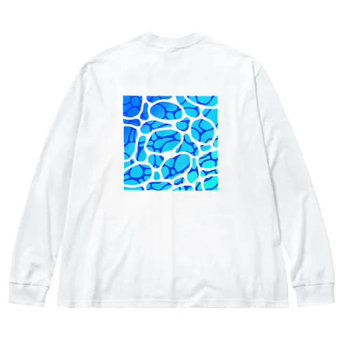 波 Big Long Sleeve T-Shirt