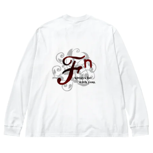 ℱⁿ（世界樹と黒フォント） 西園寺ナミ公式グッズ Big Long Sleeve T-Shirt