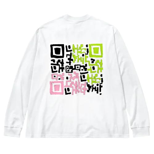 おだんごカラーQRコード Big Long Sleeve T-Shirt