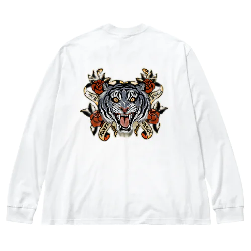 tattoo"TIGER" ビッグシルエットロングスリーブTシャツ