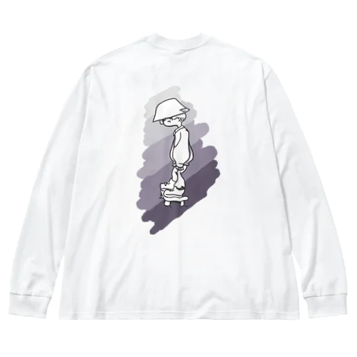 skboy(ｽｹﾎﾞｰｲ) 루즈핏 롱 슬리브 티셔츠