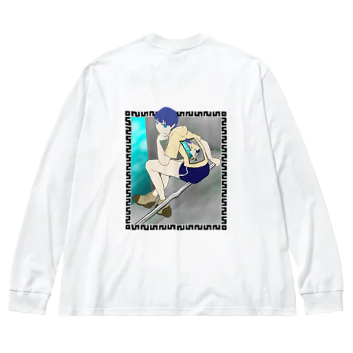 半袖短パンくん(ノーマル) Big Long Sleeve T-Shirt