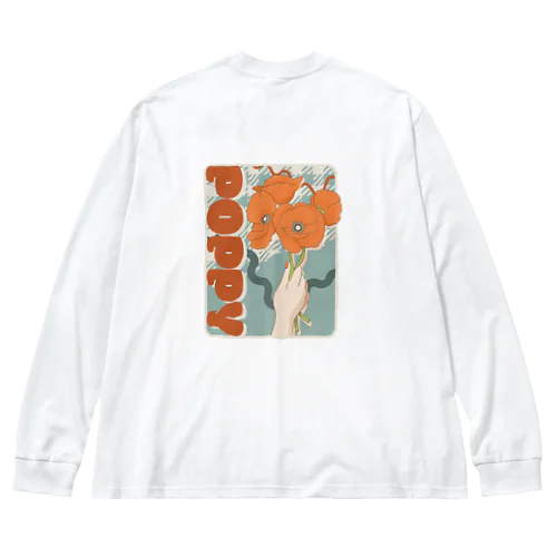 ポピー＿square Big Long Sleeve T-Shirt