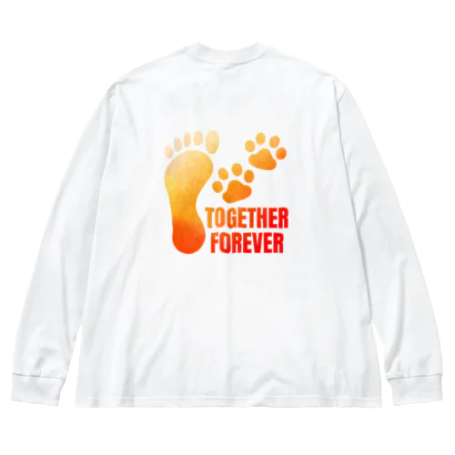 TOGETHER FOREVER ビッグシルエットロングスリーブTシャツ