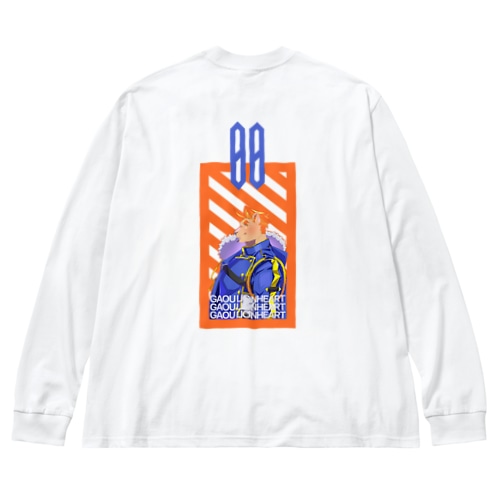 トテモカッコイイ＝ガオウクン Big Long Sleeve T-Shirt