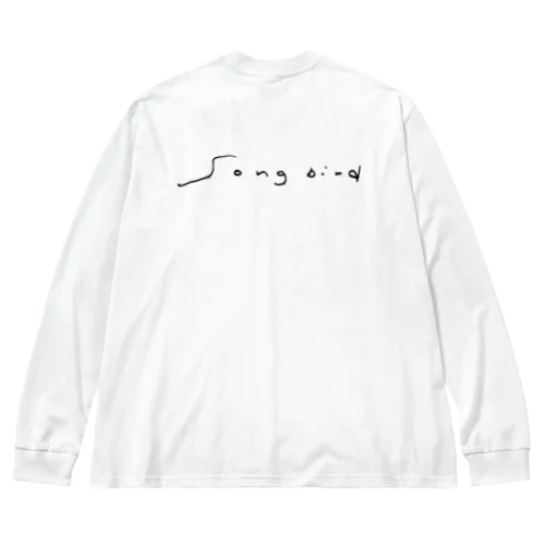 songbird Tシャツ&グッズ ブラックプリント Big Long Sleeve T-Shirt