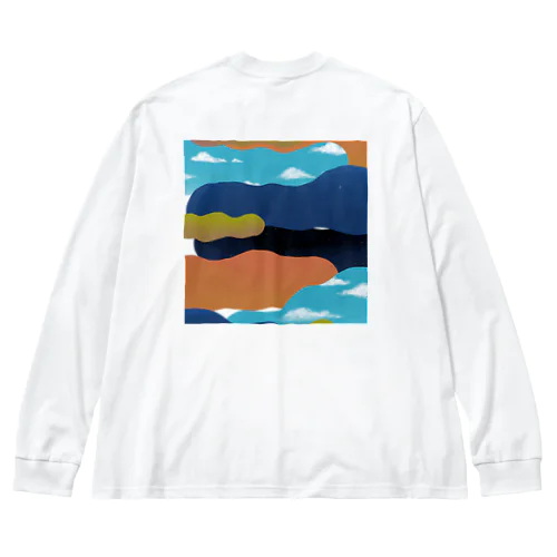 雲の集会 Big Long Sleeve T-Shirt