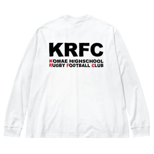 KRFC：KRFC x BK ビッグシルエットロングスリーブTシャツ