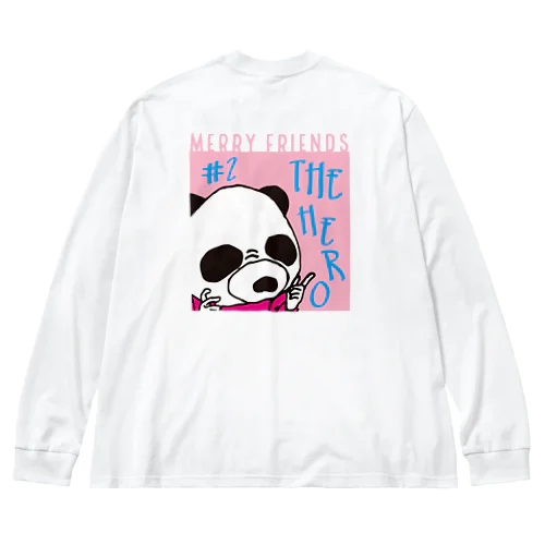 Merry Friends No.2 "The hero" Big Long Sleeve T-Shirt