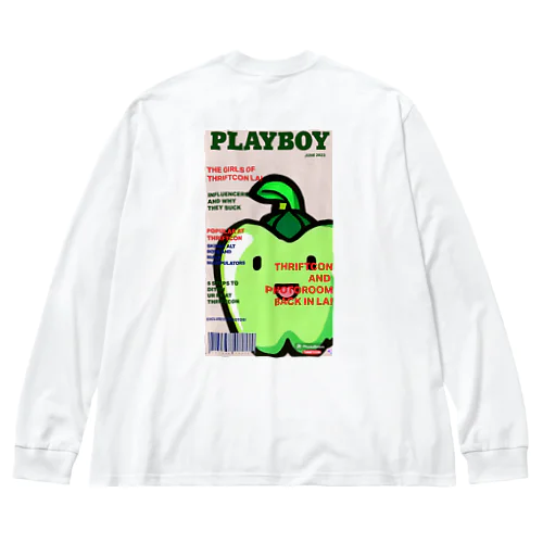 茨城ピーマン限定商品 Big Long Sleeve T-Shirt