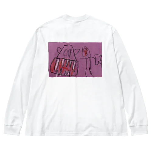 クチデッカくんとヤンチャくん　ハロウィン Big Long Sleeve T-Shirt