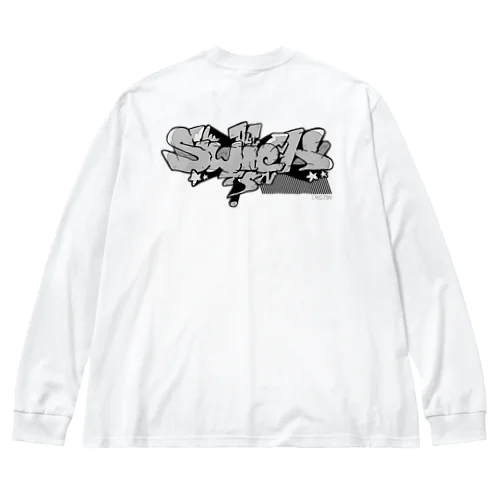 SWICK_letter ビッグシルエットロングスリーブTシャツ