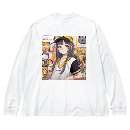 阪神タイガース　優勝　マスコット　トラ娘 Big Long Sleeve T-Shirt