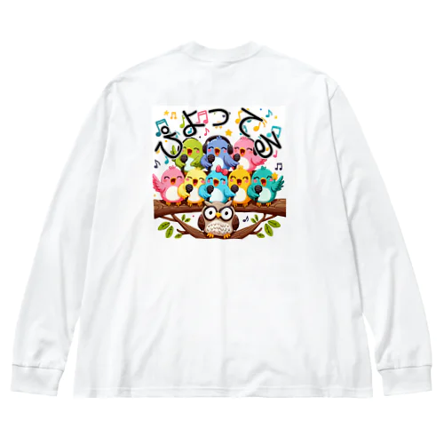 歌うトリ Big Long Sleeve T-Shirt