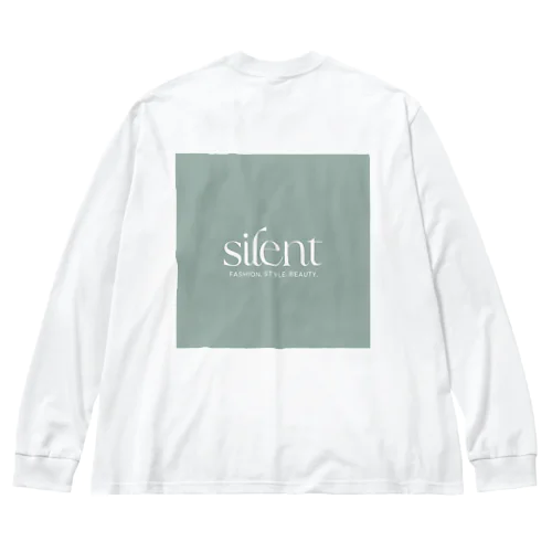 silent ビッグシルエットロングスリーブTシャツ