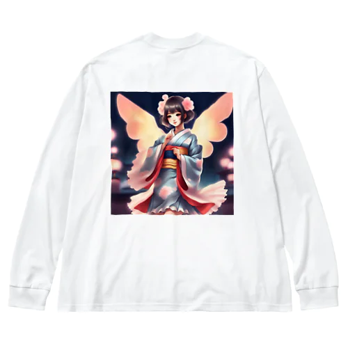 和服少女 Big Long Sleeve T-Shirt