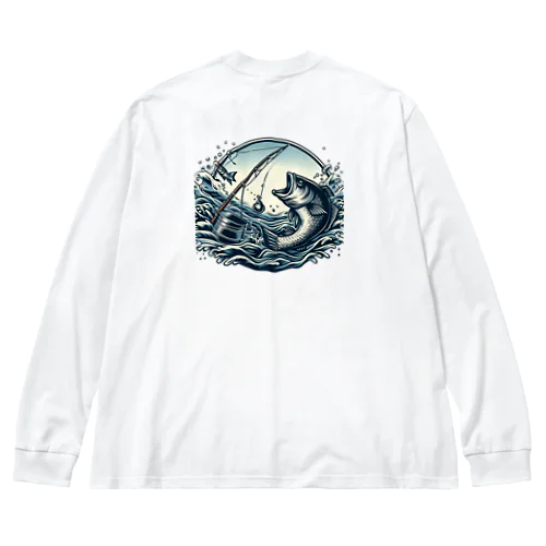 大漁の瞬間 Big Long Sleeve T-Shirt