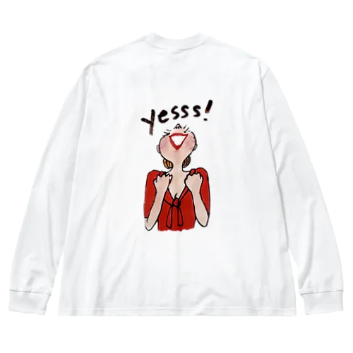 YES! ポジティブWoman Big Long Sleeve T-Shirt