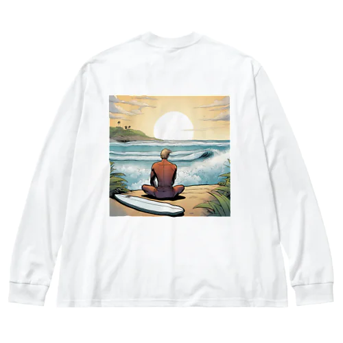 Sunset Soul Surfer (サンセット ソウルサーファー) ビッグシルエットロングスリーブTシャツ