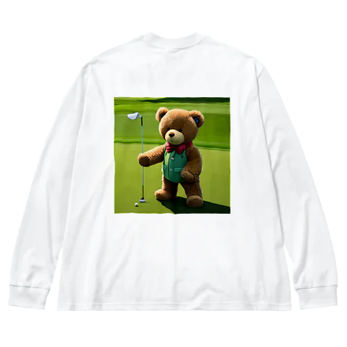 ゴルファーテディくん Big Long Sleeve T-Shirt