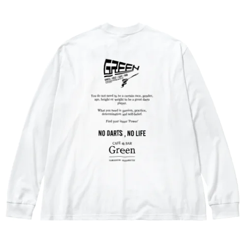 Green ビッグシルエットロングスリーブTシャツ