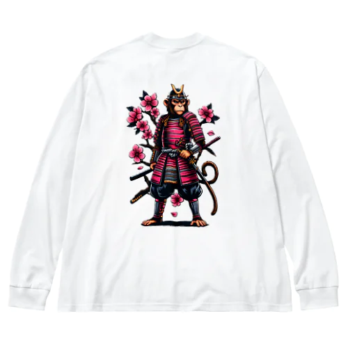 SAMURAIプリミット猿 ビッグシルエットロングスリーブTシャツ