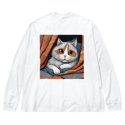 たぬき猫 Big Long Sleeve T-Shirt