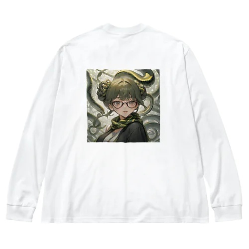 現代メデューサ少女 Big Long Sleeve T-Shirt