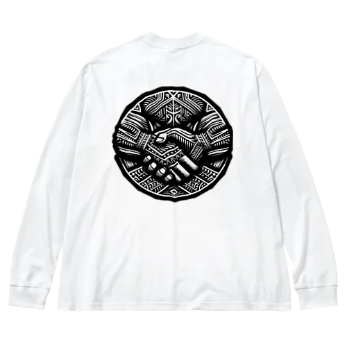 ポリたん Big Long Sleeve T-Shirt