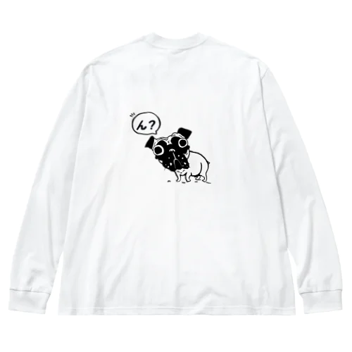 SNUB NOSE DOGS　ん？ぱぐ Big Long Sleeve T-Shirt