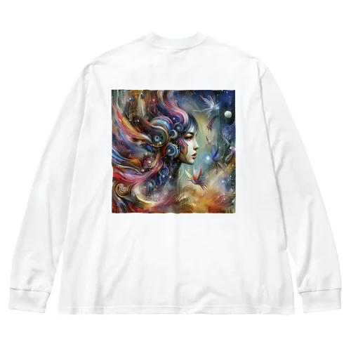 未来女性 Big Long Sleeve T-Shirt