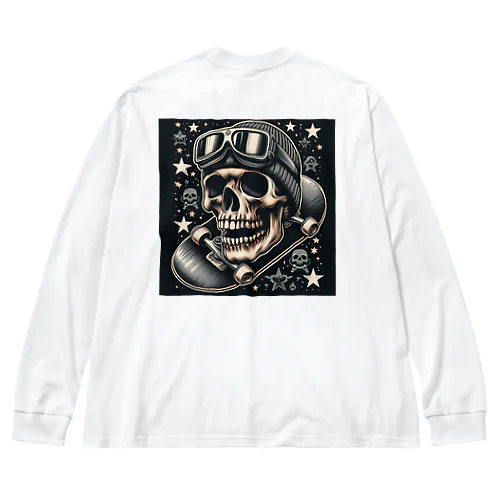 skull Big Long Sleeve T-Shirt