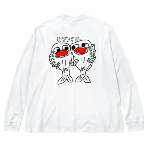 ブラックバス　ラブバス❣️ ビッグシルエットロングスリーブTシャツ