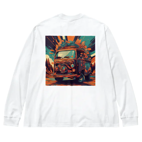 メルヘンなバス Big Long Sleeve T-Shirt