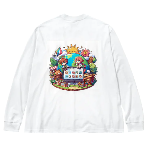 レイミーといっしょにオリジナルキャラの世界へ Big Long Sleeve T-Shirt