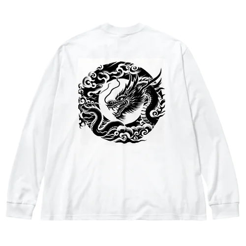 日龍1 強力パワー  Big Long Sleeve T-Shirt