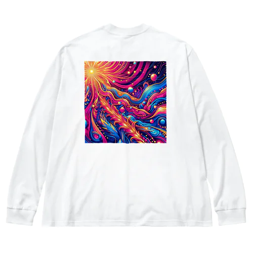 colorful Big Long Sleeve T-Shirt