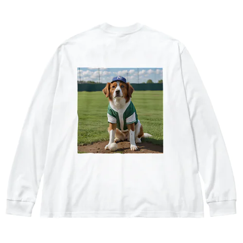 犬野球 ビッグシルエットロングスリーブTシャツ