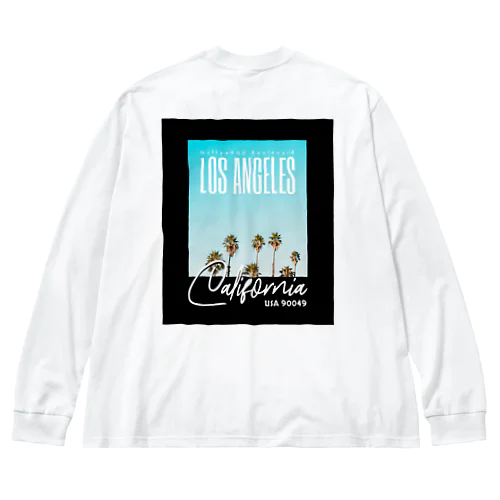 青空ハリウッドブルーバードUSA Big Long Sleeve T-Shirt