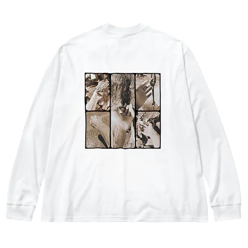 arm&finger Big Long Sleeve T-Shirt